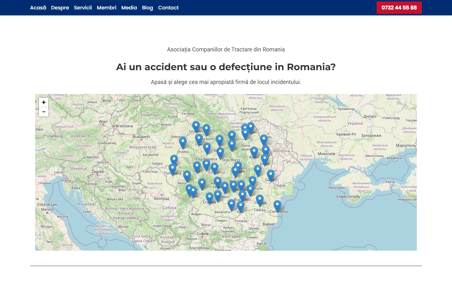 Ai un accident sau o defecțiune în România?